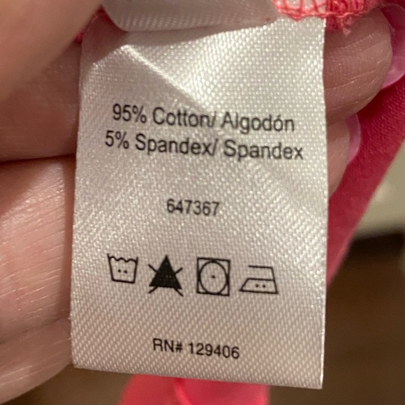 NWOT VENUS SMALL COLD SHOULDER SHORT SLEEVE TOP IN PINK - Picture 7 of 7